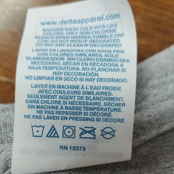 Delta Pro Weight Men's 'The Big Lebowski' John Goodman Gray T-Shirt Size XL - Picture 6 of 6